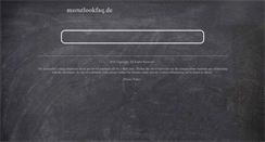 Desktop Screenshot of msoutlookfaq.de